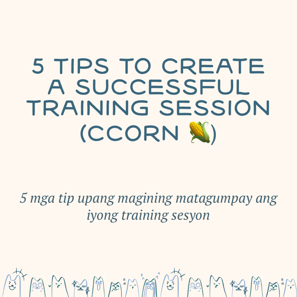 5 Tips to Create a Successful Training Session&nbsp;(CROPS)